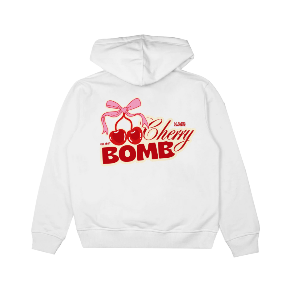CHERRY BOMB PULLOVER HOODIE