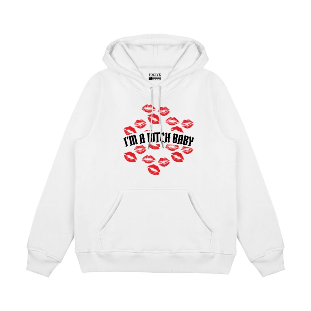BITCH BABY PULLOVER HOODIE