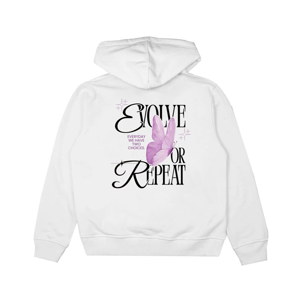 EVOLVE OR REPEAT PULLOVER HOODIE