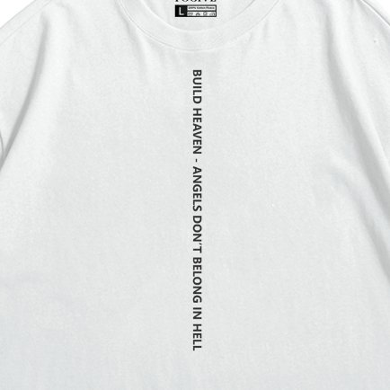 detail depan kaos oversize fogive